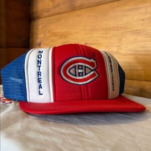 1980 Montreal Canadiens "Lucky Stripe" Trucker Hat